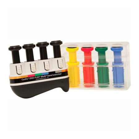 CanDo 10-3745S Digi-Flex Multi Progressive Starter Pack Includes Frame, X-Heavy, 4 Red/1 Yellow/1 Red/1 Green/1 Blue Buttons